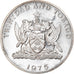 Coin, TRINIDAD & TOBAGO, 10 Dollars, 1975, Franklin Mint, MS(65-70), Silver