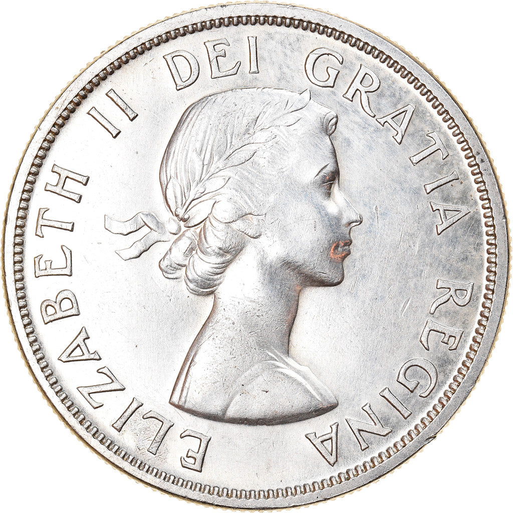 Coin, Canada, Elizabeth II, Dollar, 1957, Royal Canadian Mint, Ottawa