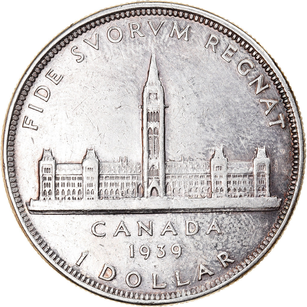Moneta, Canada, George VI, Dollar, 1939, Royal Canadian Mint, Ottawa, SPL-