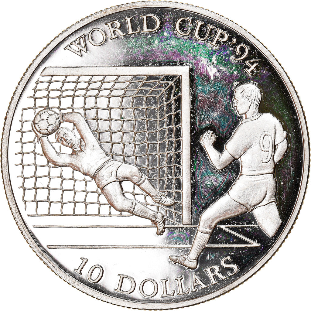 Coin, Cook Islands, Elizabeth II, 10 Dollars, 1992, Franklin Mint, MS(65-70)