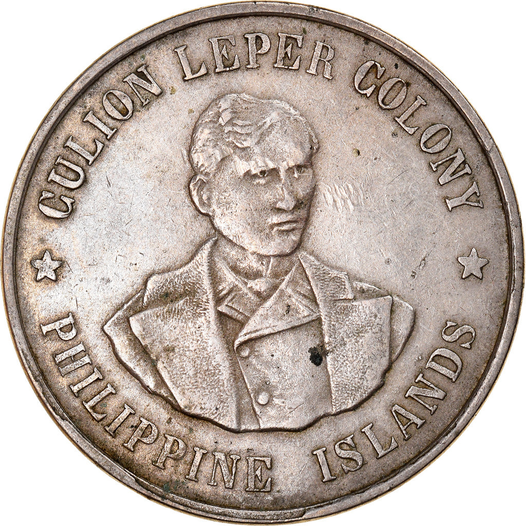 Coin, Philippines, CULION ISLAND, Peso, 1925, AU(55-58), Copper-nickel, KM:18