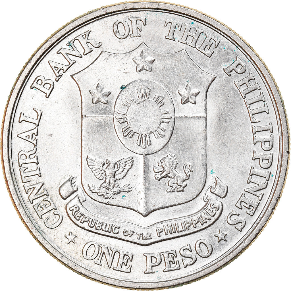 Coin, Philippines, Peso, 1961, MS(60-62), Silver, KM:192