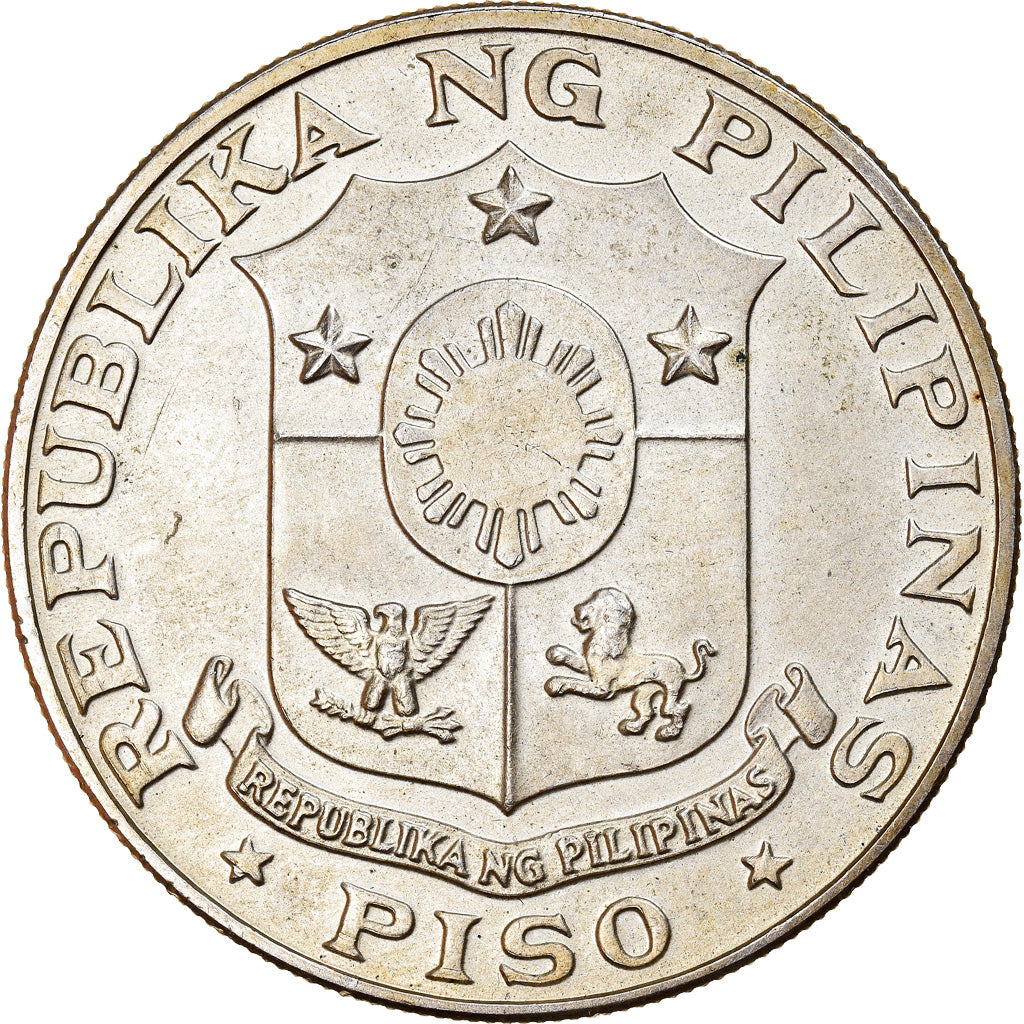 Monnaie, Philippines, Piso, 1969, SPL, Argent, KM:201
