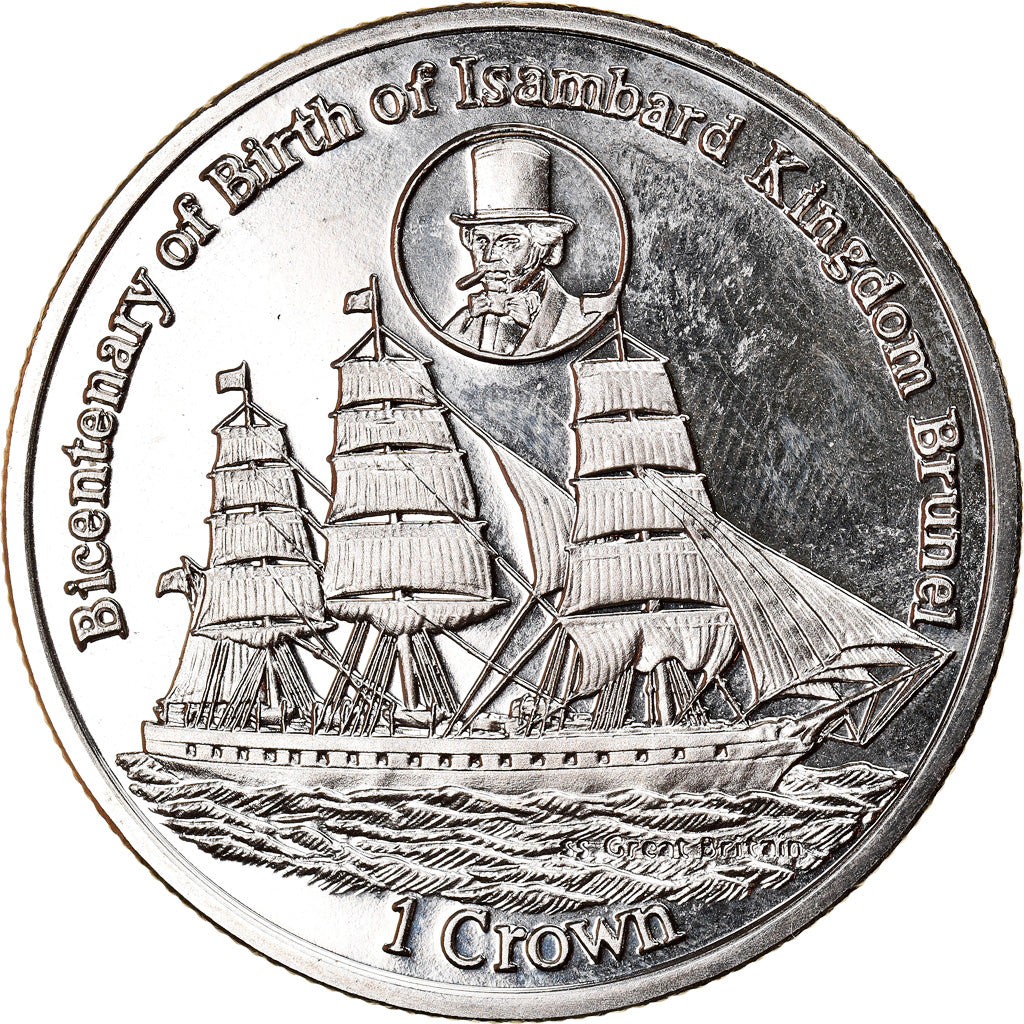 Monnaie, Falkland Islands, Elizabeth II, Crown, 2006, Pobjoy Mint, FDC