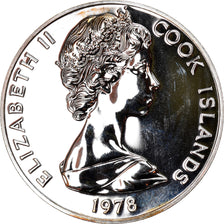 Coin, Cook Islands, Elizabeth II, 5 Dollars, 1978, Franklin Mint, USA, Specimen