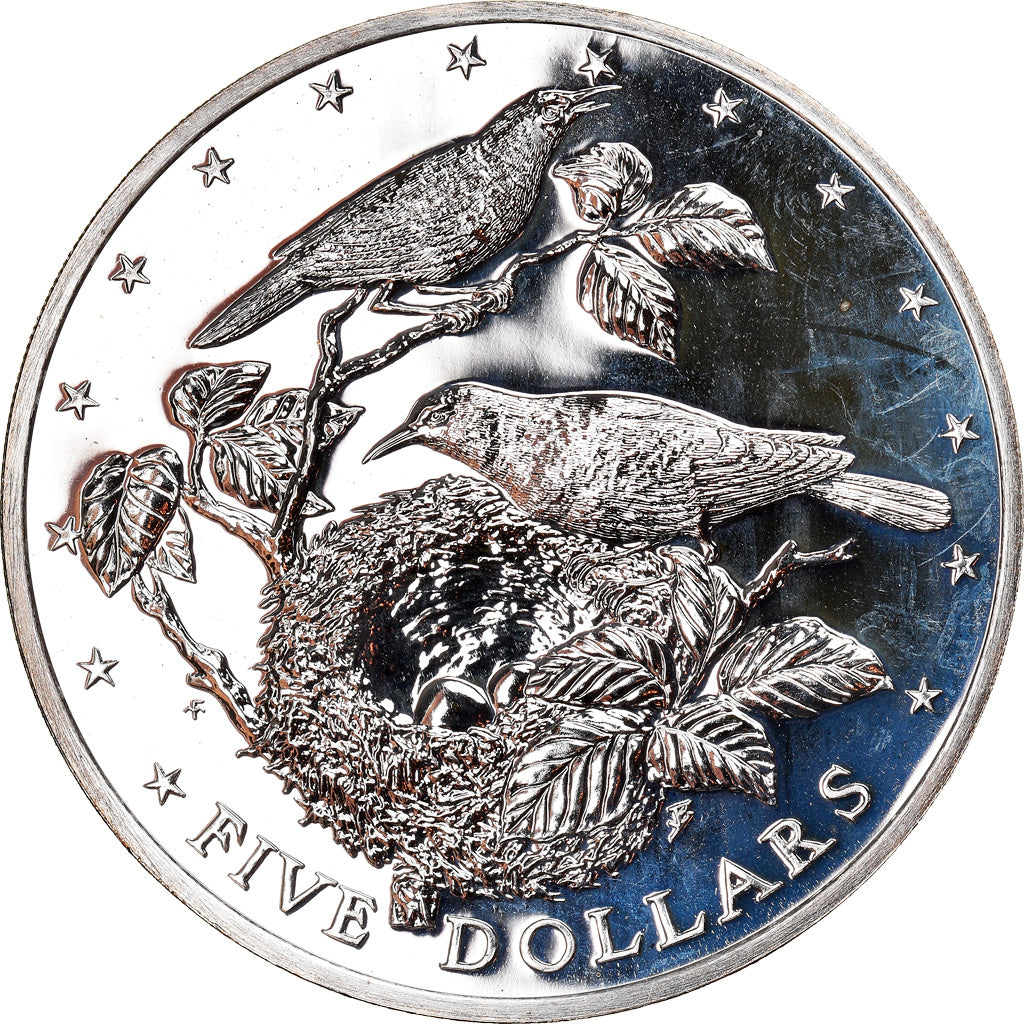 Coin, Cook Islands, Elizabeth II, 5 Dollars, 1978, Franklin Mint, USA, Specimen