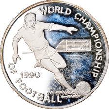 Coin, Jamaica, Elizabeth II, 25 Dollars, 1990, Franklin Mint, MS(65-70), Silver
