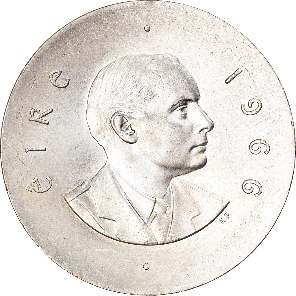 Coin, IRELAND REPUBLIC, 10 Shilling, 1966, MS(60-62), Silver, KM:18