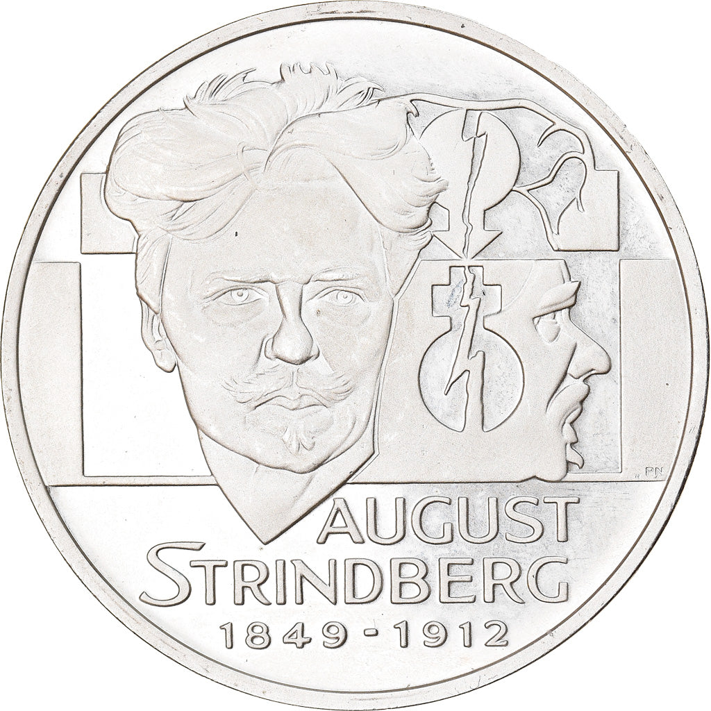 Coin, Sweden, 20 ECU, 1996, MS(60-62), Silver, KM:20