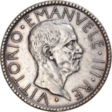 Coin, Italy, Vittorio Emanuele III, 20 Lire, 1928, Rome, AU(50-53), Silver