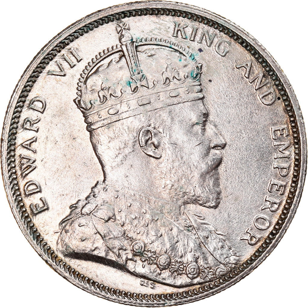 Coin, Straits Settlements, Edward VII, Dollar, 1903, Bombay, AU(55-58), Silver