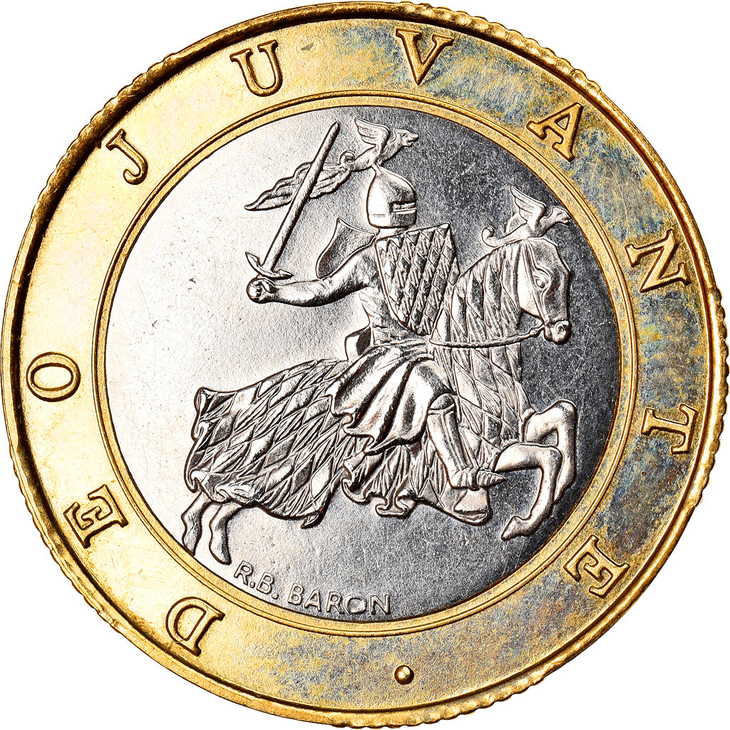 Coin, Monaco, Rainier III, 10 Francs, 1989, ESSAI, MS(63), Bi-Metallic, KM:163