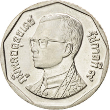 THAILAND, 5 Baht, 2006, KM #219, MS(63), Copper-Nickel Clad Copper, 24, 7.45