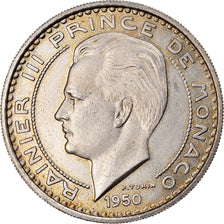 Coin, Monaco, 100 Francs, 1950, MS(65-70), Copper-nickel, KM:E33, Gadoury:MC 142