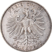 Moneta, Landy niemieckie, FRANKFURT AM MAIN, Thaler, 1859, Frankfurt, AU(55-58)