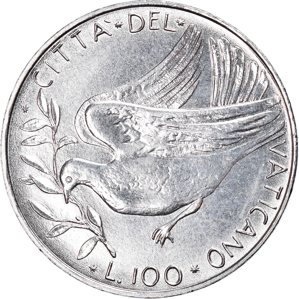 Monnaie, Cité du Vatican, Paul VI, 100 Lire, 1975, Roma, SUP+, Stainless Steel