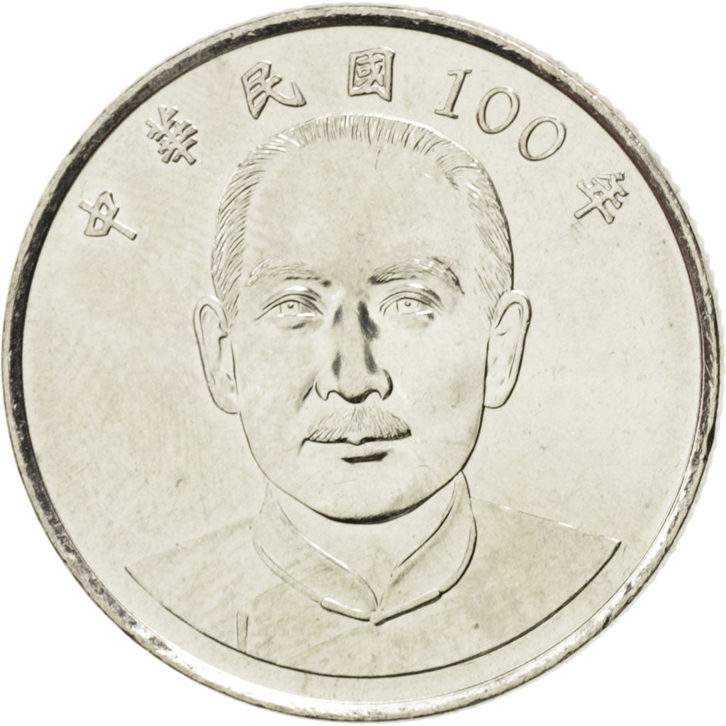Coin, CHINA, REPUBLIC OF, TAIWAN, 10 Yüan, 2011, MS(63), Copper-nickel, KM:574