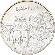 Moneda, Islandia, 1000 Kronur, 1974, EBC, Plata, KM:21