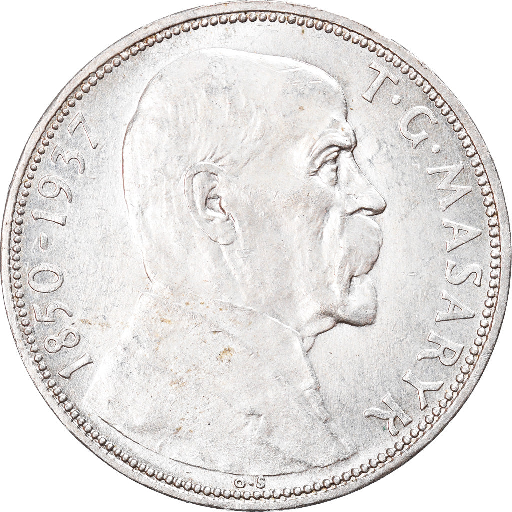 Coin, Czechoslovakia, 20 Korun, 1937, MS(60-62), Silver, KM:18