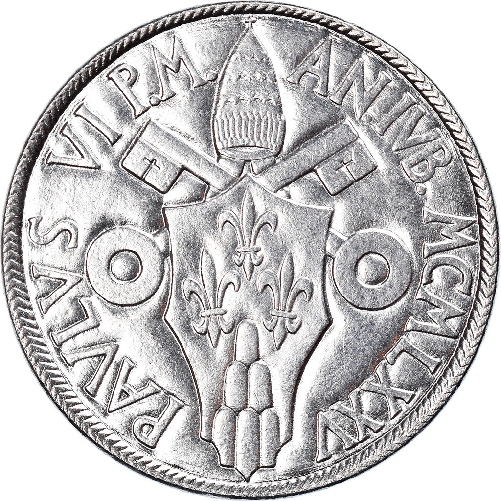 Coin, VATICAN CITY, Paul VI, Holy Year - The Peace of the Lord, 50 Lire, 1975