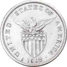 Coin, Philippines, Peso, 1907, San Francisco, EF(40-45), Silver, KM:172