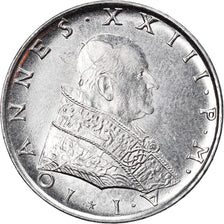 Moeda, CIDADE DO VATICANO, John XXIII, 50 Lire, 1959, MS(64), Aço Inoxidável