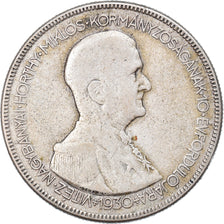 Coin, Hungary, 5 Pengö, 1930, Budapest, VF(30-35), Silver, KM:512.1
