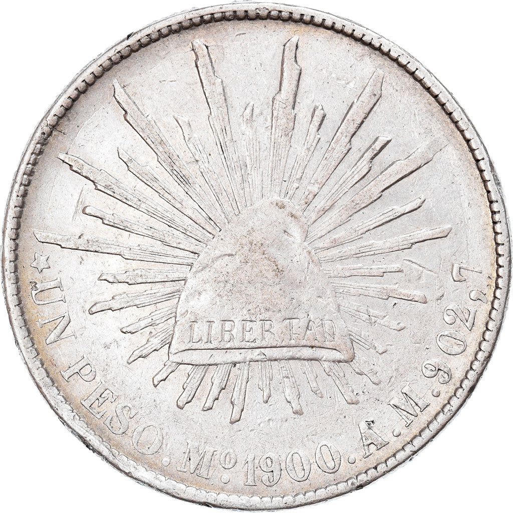Monnaie, Mexique, Peso, 1900, Mexico City, TTB, Argent, KM:409.2