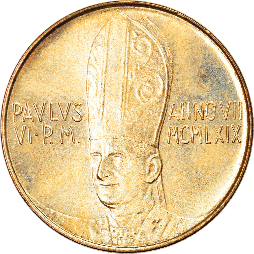Moneta, CITTÀ DEL VATICANO, Paul VI, 20 Lire, 1969, Roma, SPL