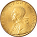 Monnaie, Cité du Vatican, Paul VI, 20 Lire, 1964, SPL, Aluminum-Bronze, KM:80.1