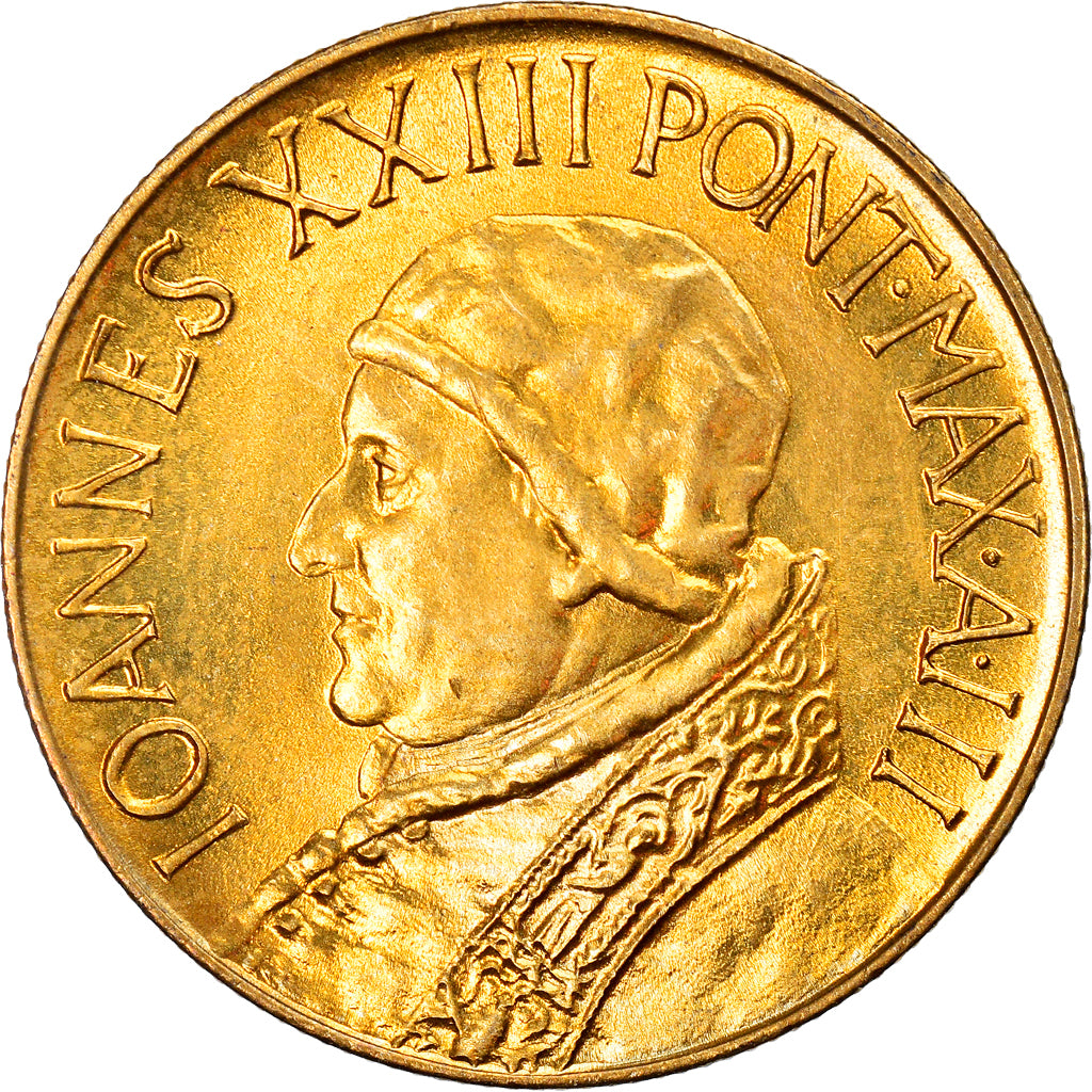 Moneta, PAŃSTWO WATYKAŃSKIE, John XXIII, 20 Lire, 1961, MS(63)
