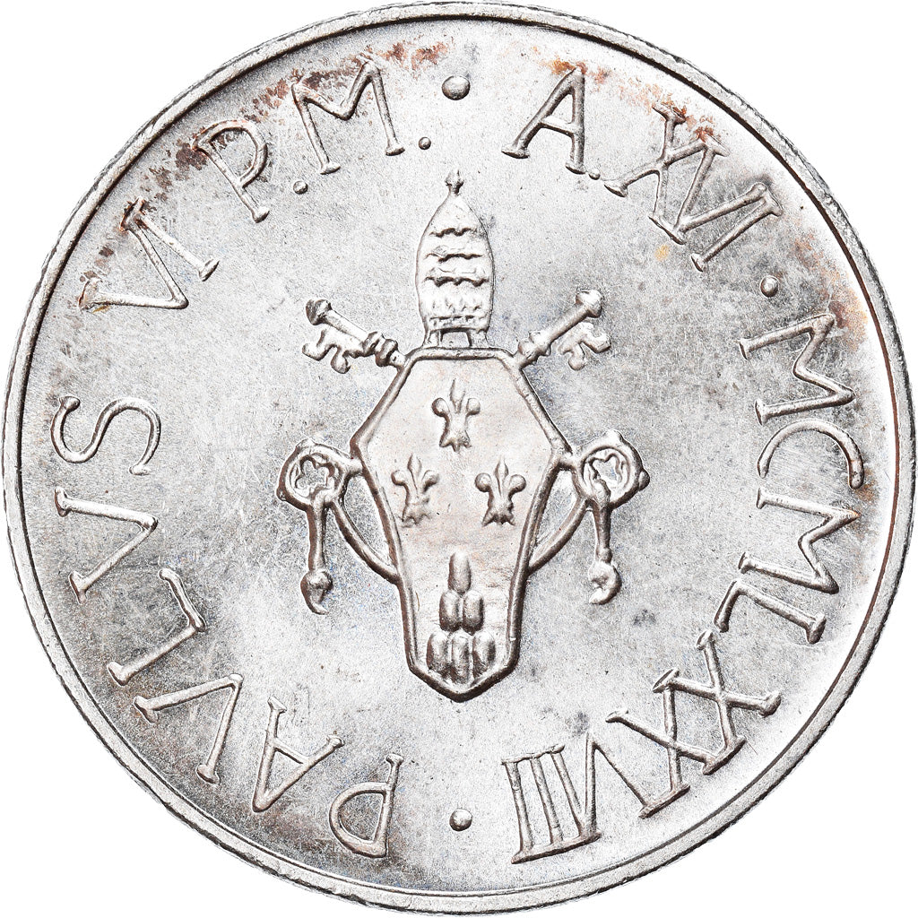 Moneda, CIUDAD DEL VATICANO, Paul VI, 500 Lire, 1978, Roma, SC, Plata, KM:139