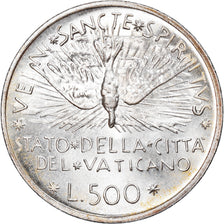 Monnaie, Cité du Vatican, Sede Vacante, 500 Lire, 1978, Roma, FDC, Argent