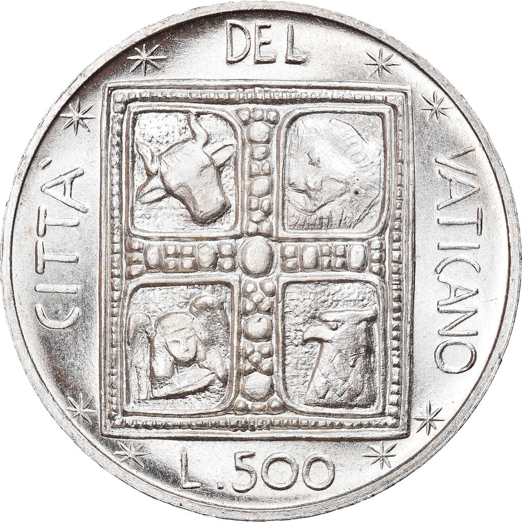 Monnaie, Cité du Vatican, Paul VI, 500 Lire, 1977, Roma, SPL, Argent, KM:132