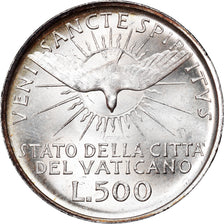 Münze, Vatikanstadt, Sede Vacante, 500 Lire, 1963, Roma, VZ, Silber, KM:75