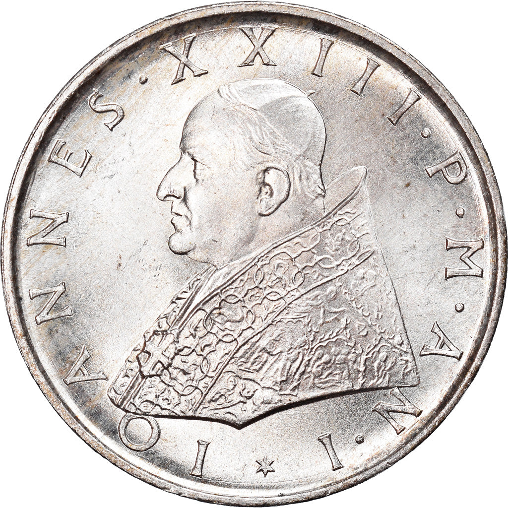 Moneta, CITTÀ DEL VATICANO, John XXIII, 500 Lire, 1959, SPL+, Argento, KM:65.1