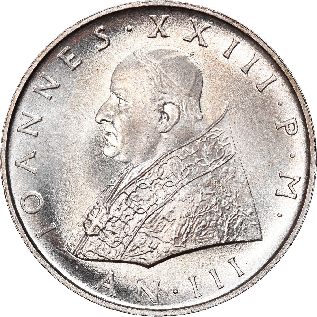 Moneta, CITTÀ DEL VATICANO, John XXIII, 500 Lire, 1961, SPL, Argento, KM:65.2