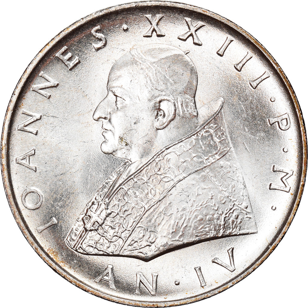 Moneta, CITTÀ DEL VATICANO, John XXIII, 500 Lire, 1962, Roma, SPL, Argento