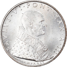 Coin, VATICAN CITY, Paul VI, 500 Lire, 1965, MS(63), Silver, KM:83.2