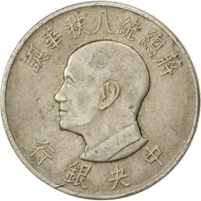 Chine, République, 1 Yuan 1966, KM 543