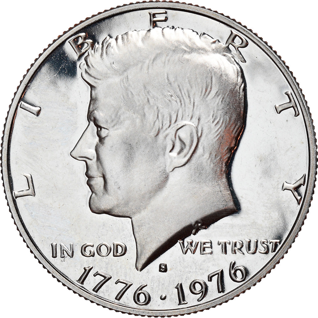 Coin, United States, Kennedy Half Dollar, Half Dollar, 1976, U.S. Mint, Denver