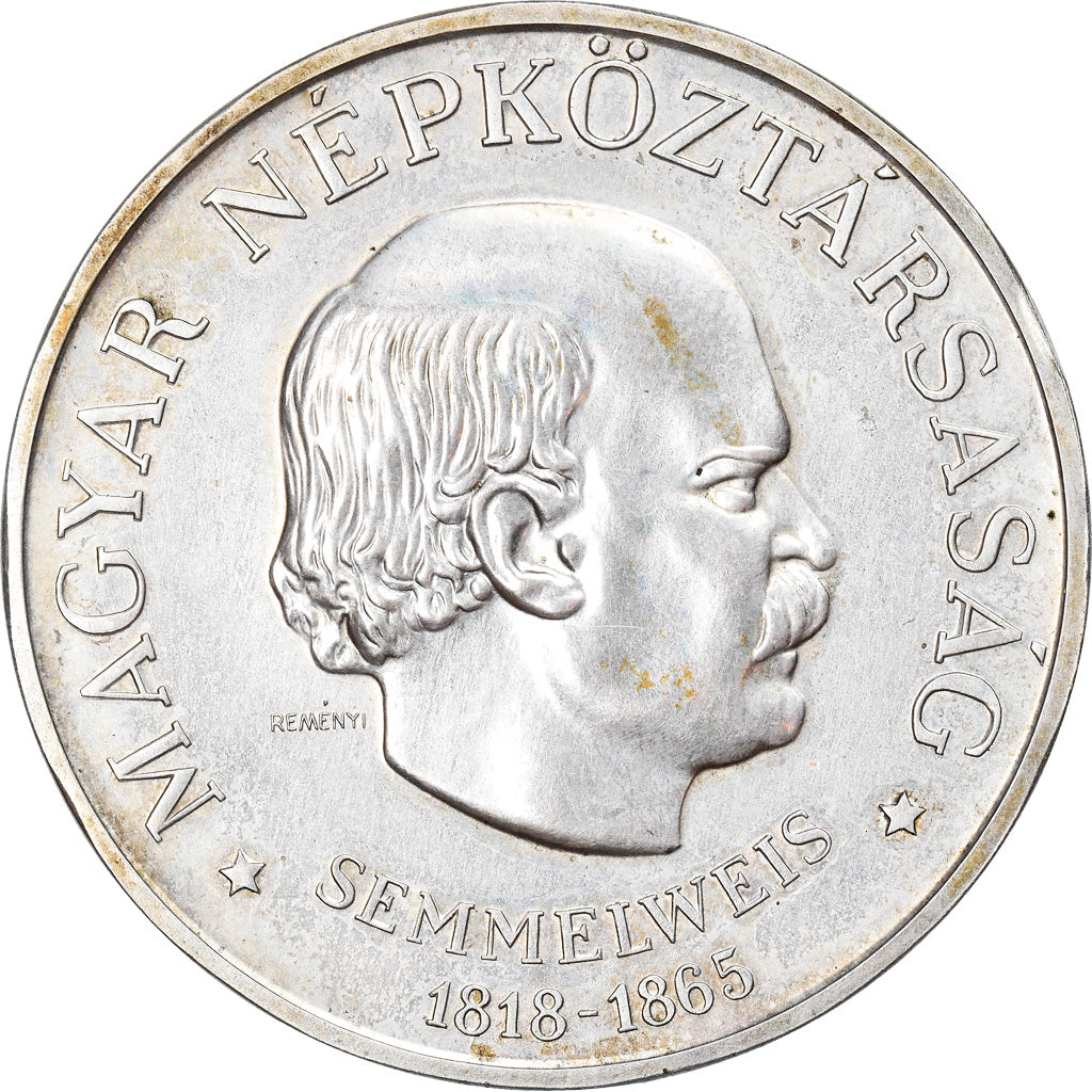 Coin, Hungary, 100 Forint, Szaz, 1968, MS(60-62), Silver, KM:584