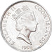 Moneta, Isole Cook, Elizabeth II, 50 Dollars, 1993, Franklin Mint, FDC, Argento