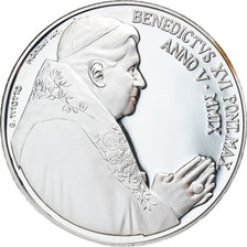 VATICAN CITY, 5 Euro, 2009, Rome, MS(65-70), Silver, KM:415