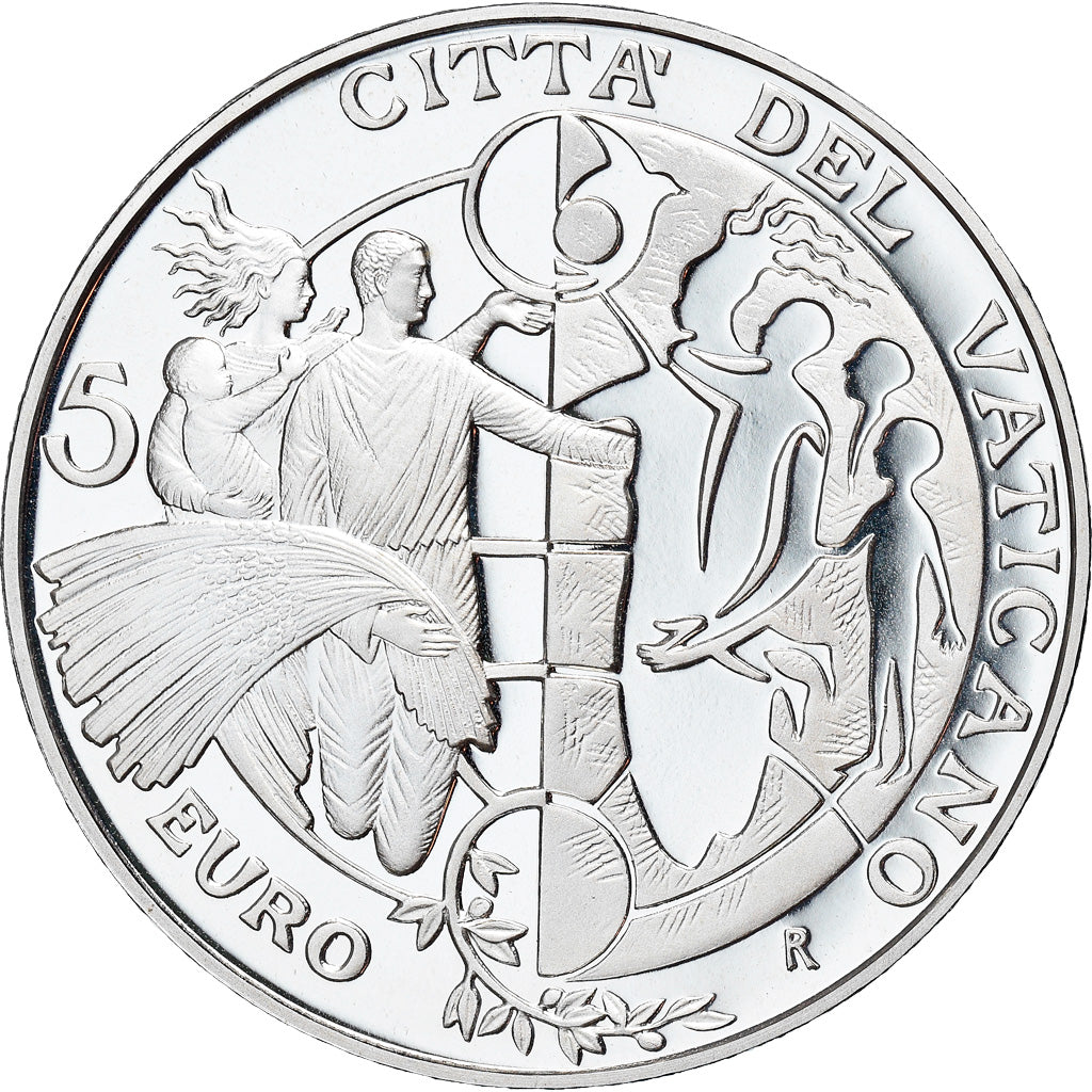 VATICAN CITY, 5 Euro, 2009, Rome, MS(65-70), Silver, KM:415