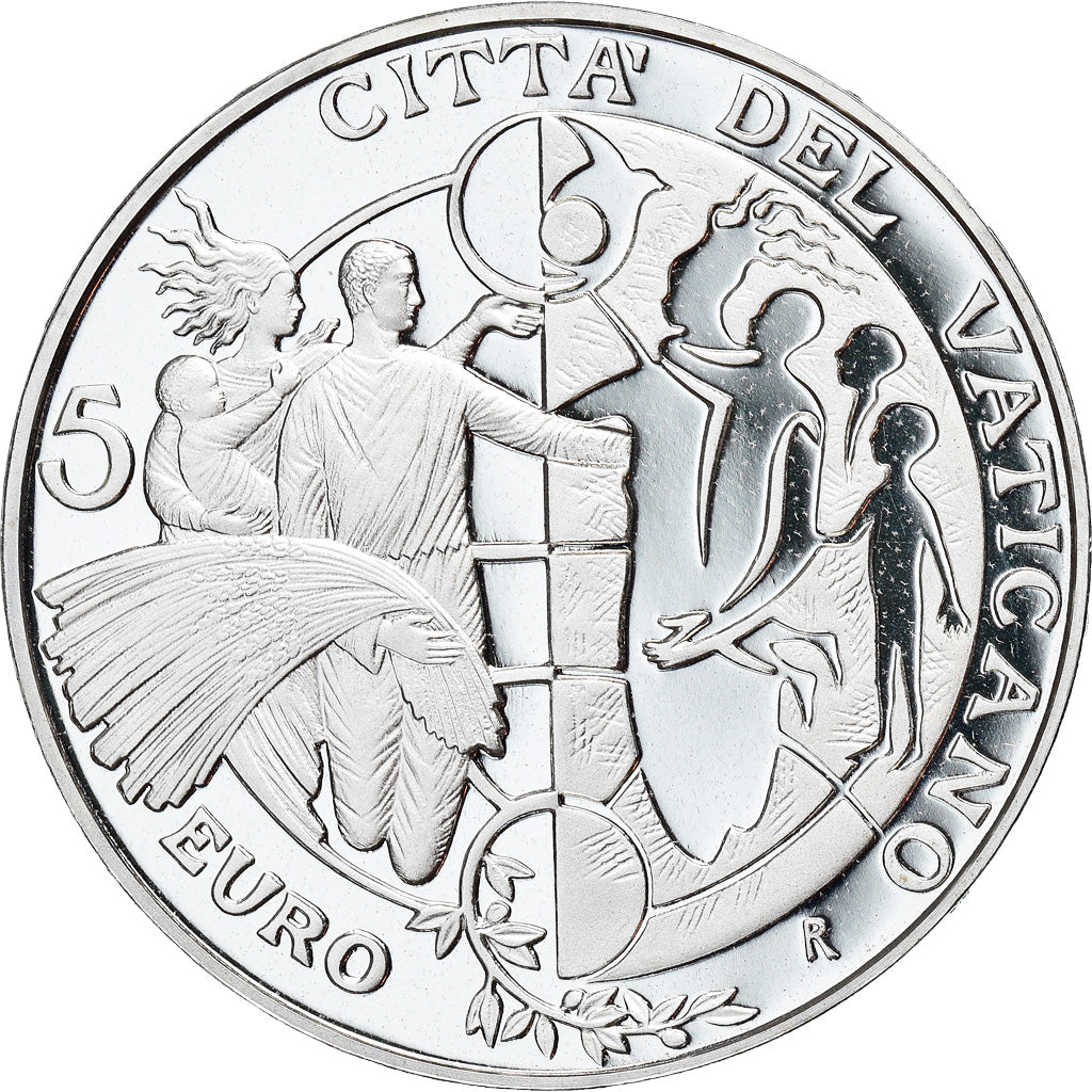 VATICAN CITY, 5 Euro, 2009, Rome, MS(65-70), Silver, KM:415