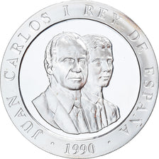 Coin, Spain, Juan Carlos I, 2000 Pesetas, 1990, Madrid, MS(65-70), Silver
