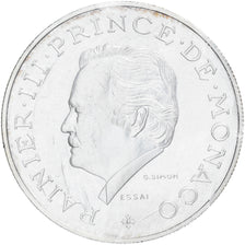 Coin, Monaco, Rainier III, 10 Francs, 1974, ESSAI, MS(64), Silver, KM:E64