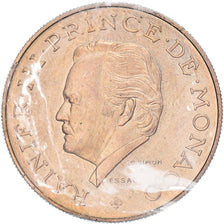 Coin, Monaco, 10 Francs, 1974, MS(63), Copper-Nickel-Aluminum, KM:E63