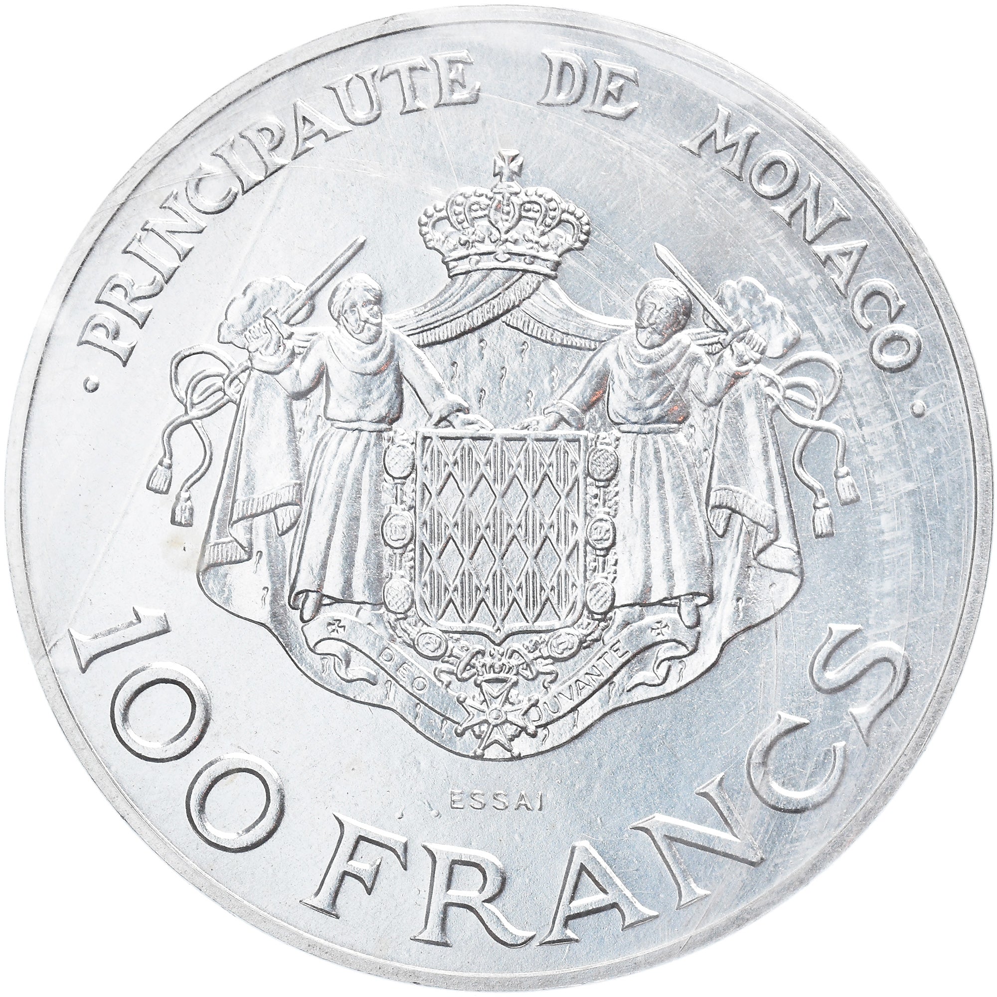 Coin, Monaco, Rainier III et Albert, 100 Francs, 1982, Paris, ESSAI, MS(64)